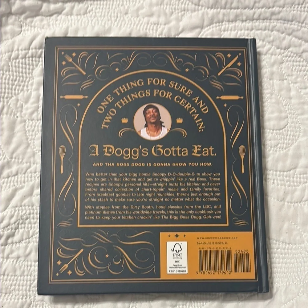 Snoop Dogg From Crook to Cook platinum recipes Tha Boss Dogg’s kitchen cookbook